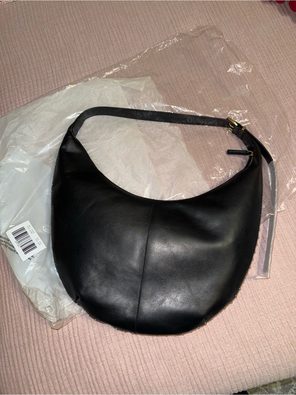 Madewell The Essential Curve Studded Shoulder Bag